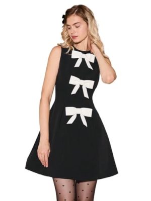Women's Mini Sexy Dress 2025 Summer Round Neck Sleeveless Slim Fit A-Line Dress