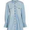 31MKlOybTEL.jpg Women's Sammi Denim Mini Dress, Light Indigo, M