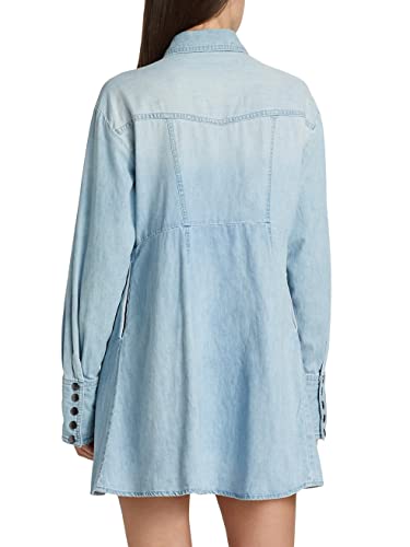 31SxiedAVvL.jpg Women's Sammi Denim Mini Dress, Light Indigo, M