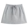31l-c7iWsuL.jpg Women's Cotton Hoodie Set, Elastic Mini Skirt & Jacket Combo