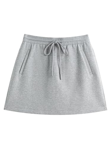 31l-c7iWsuL.jpg Women's Cotton Hoodie Set, Elastic Mini Skirt & Jacket Combo
