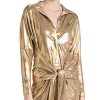 Women's Ty Front Nk Shirt Mini Dress