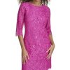 Women's 1/2 Sleeve Lace Mini Dress