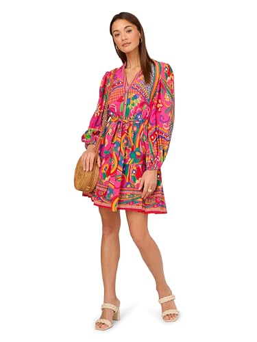 Womens Printed Short Dress