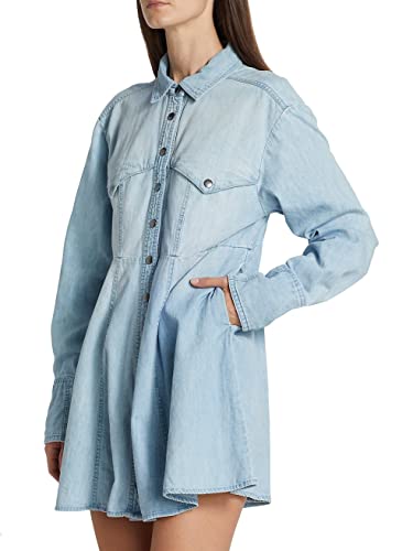 41tTvjlWu-L.jpg Women's Sammi Denim Mini Dress, Light Indigo, M