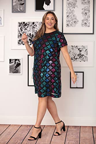 Womens Sequin Dress Occasion Event Party