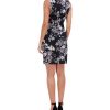 Women's Sleeveless Sweetheart Neck Sheath Mini Dress
