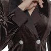 51-h-Y2J41L.jpg Women's Novelty Button Collared Blazer Mini Dress