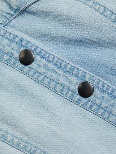 51wgRHmh-AL.jpg Women's Sammi Denim Mini Dress, Light Indigo, M